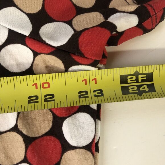 Women’s Polka Dot Ruched Mock Neck Back Keyhole Size Large / XL? - Picture 7 of 9